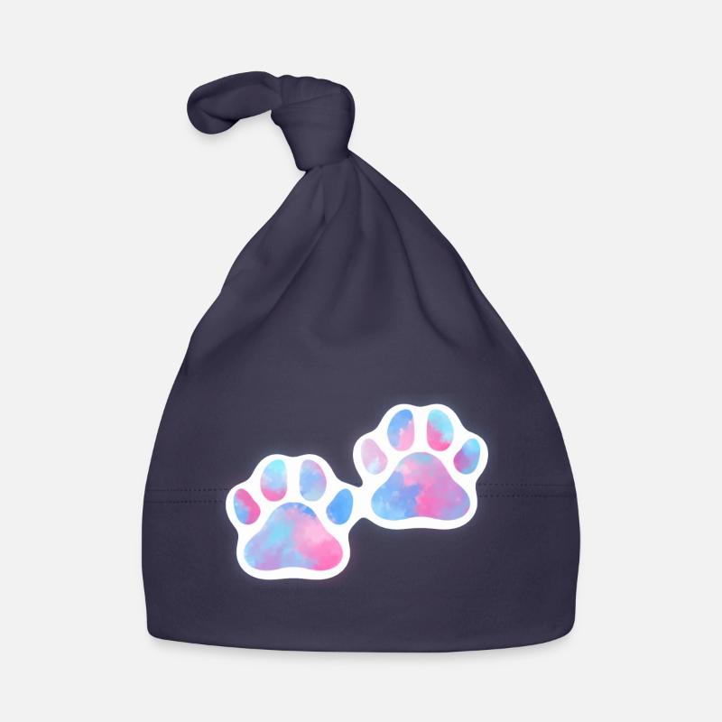 Dog Paws Galaxy Organic Baby Cap