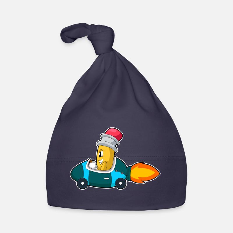 Voiture crayon Bonnet bio Bébé