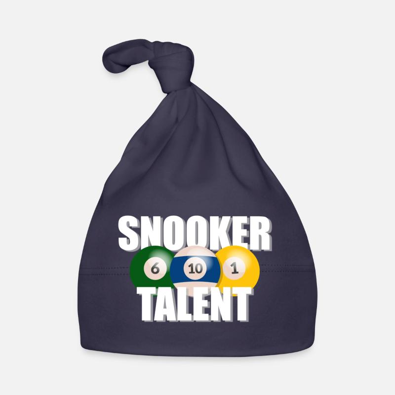 Billiards Snooker Pool Saying Organic Baby Cap