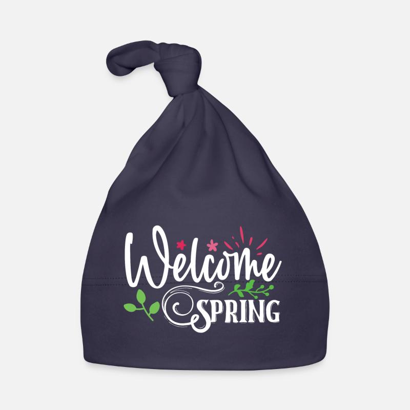 Welcome Spring Organic Baby Cap