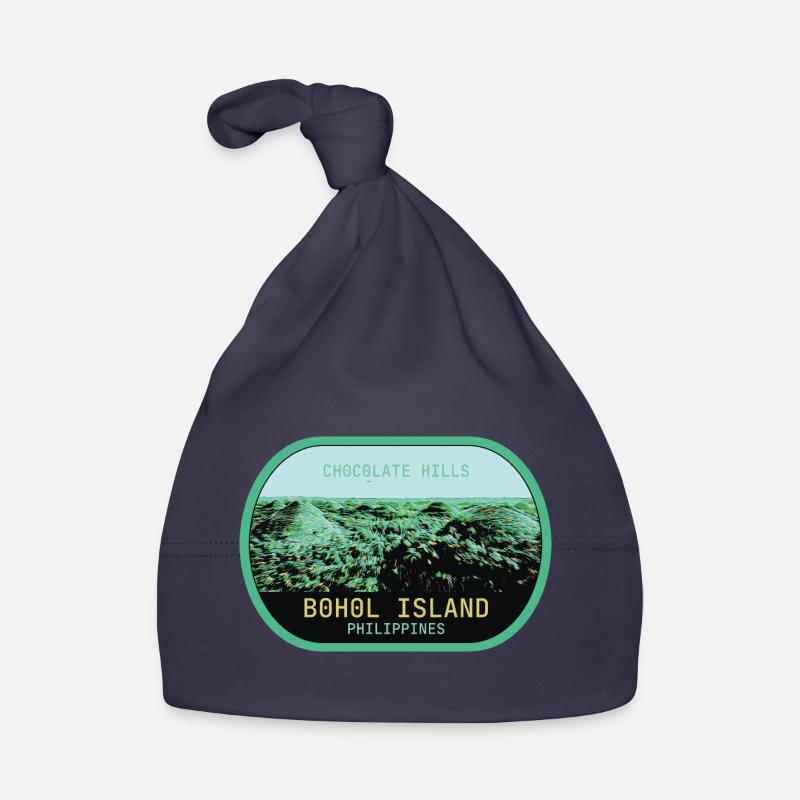 Die Chocolate Hills in Bohol, Philippinen Baby Bio-Mütze