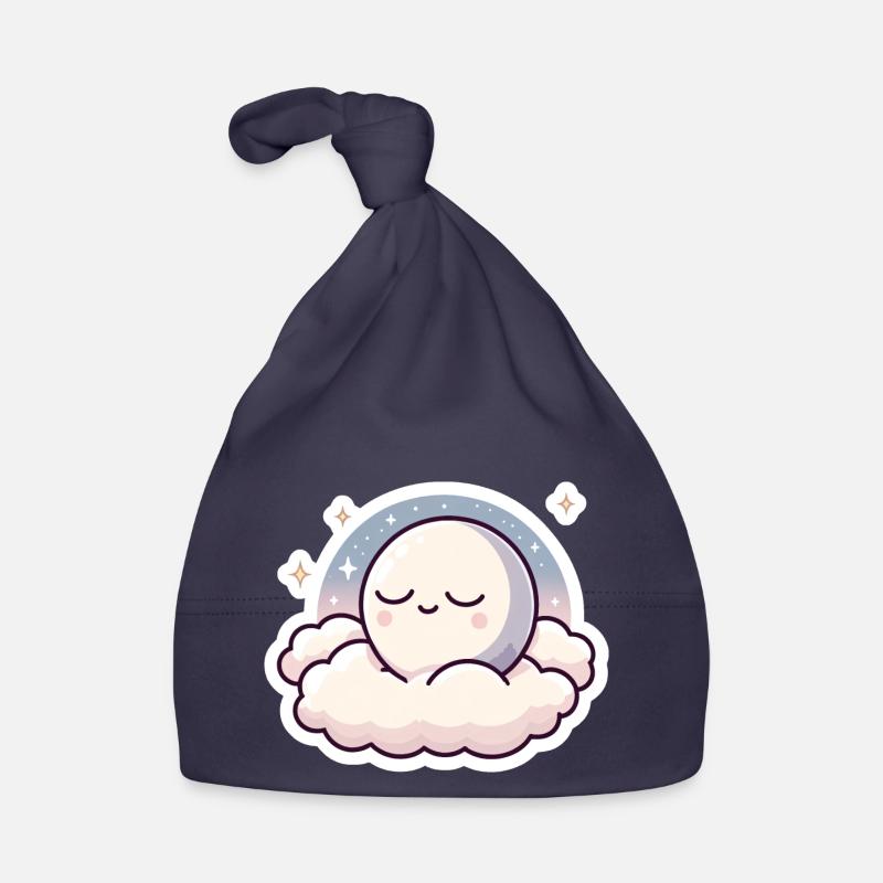 Lune endormie Bonnet bio Bébé