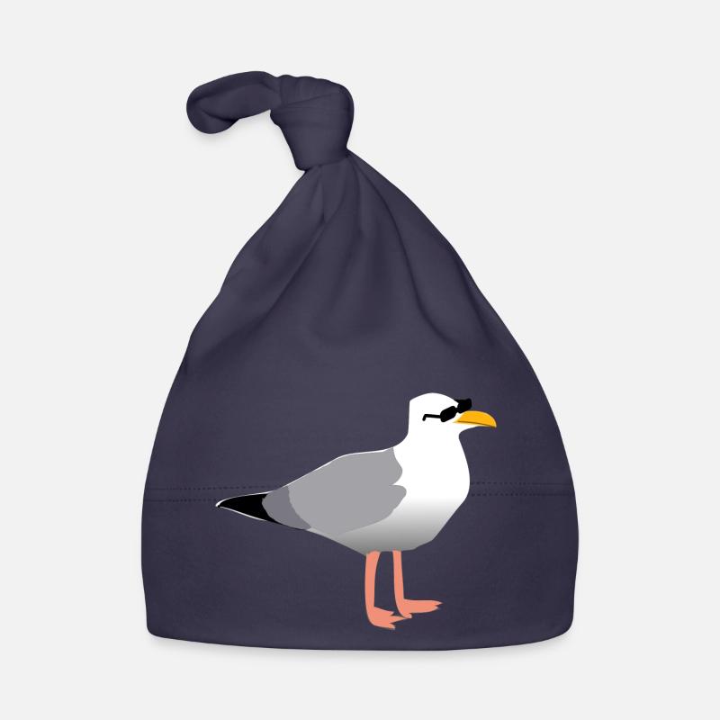 Coole Möwe Baby Bio-Mütze