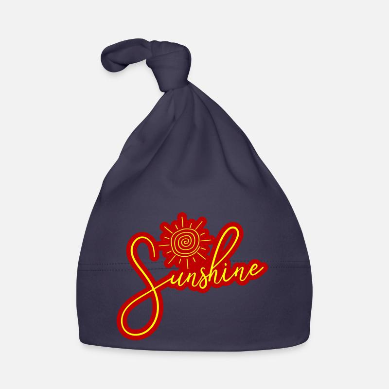Icône du soleil du soleil Bonnet bio Bébé