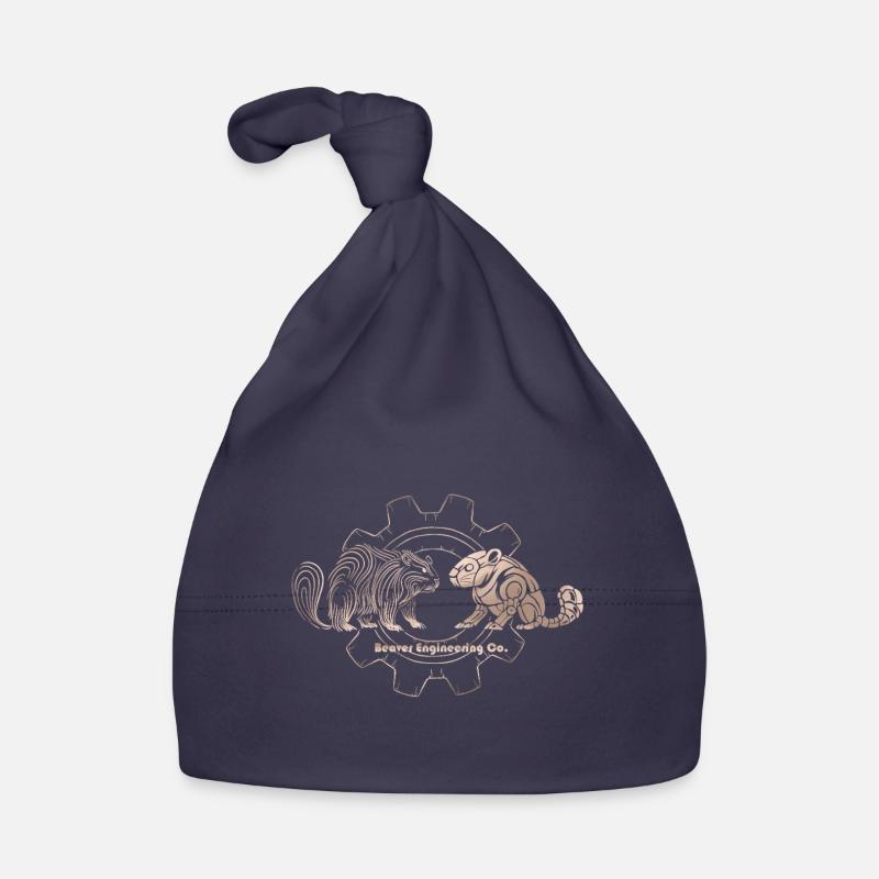 Timberborn – Beaver Engineering Co. - Bonnet bio Bébé - marine