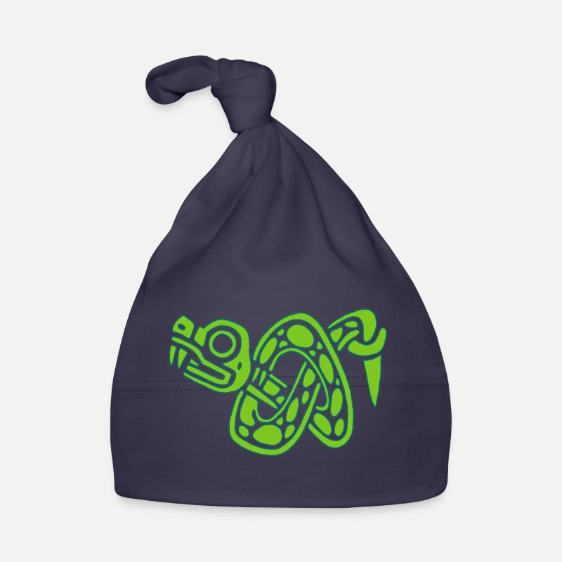 Noeud de serpent vert Bonnet bio Bébé