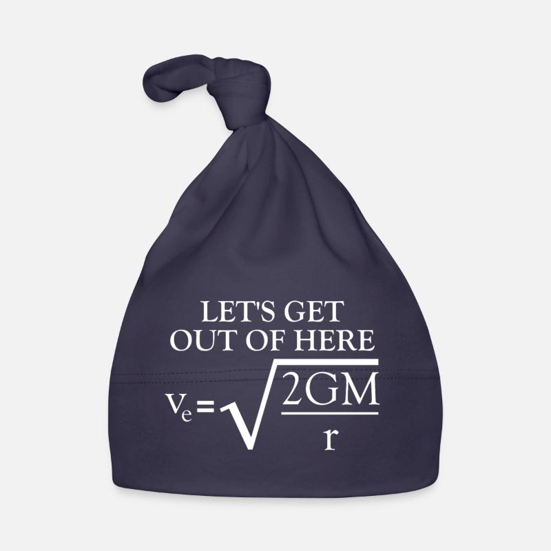Physics Joke: Escape Velocity – Funny Know Organic Baby Cap