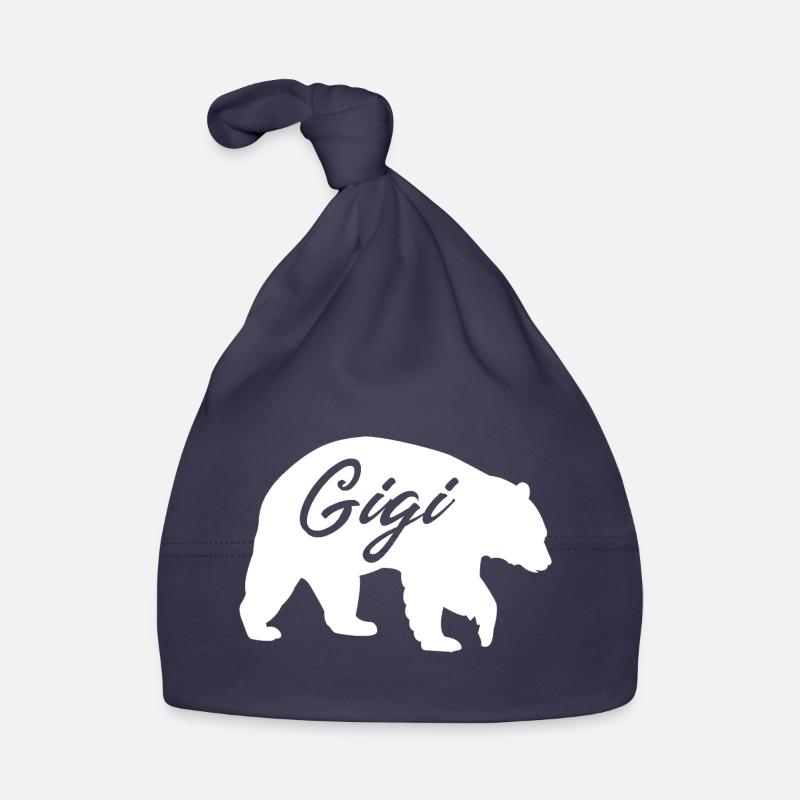 Gigi Bear süßes Oma-Geschenkhemd Baby Bio-Mütze