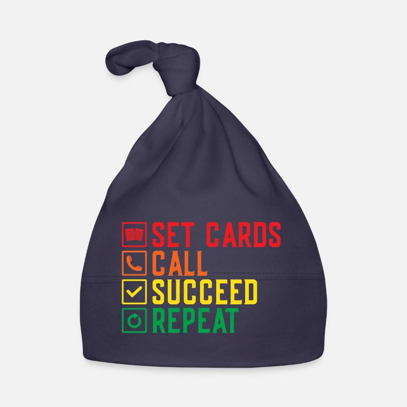 Bingo Game Set Cards Call Succeed Repeat Bingo Baby Bio-Mütze
