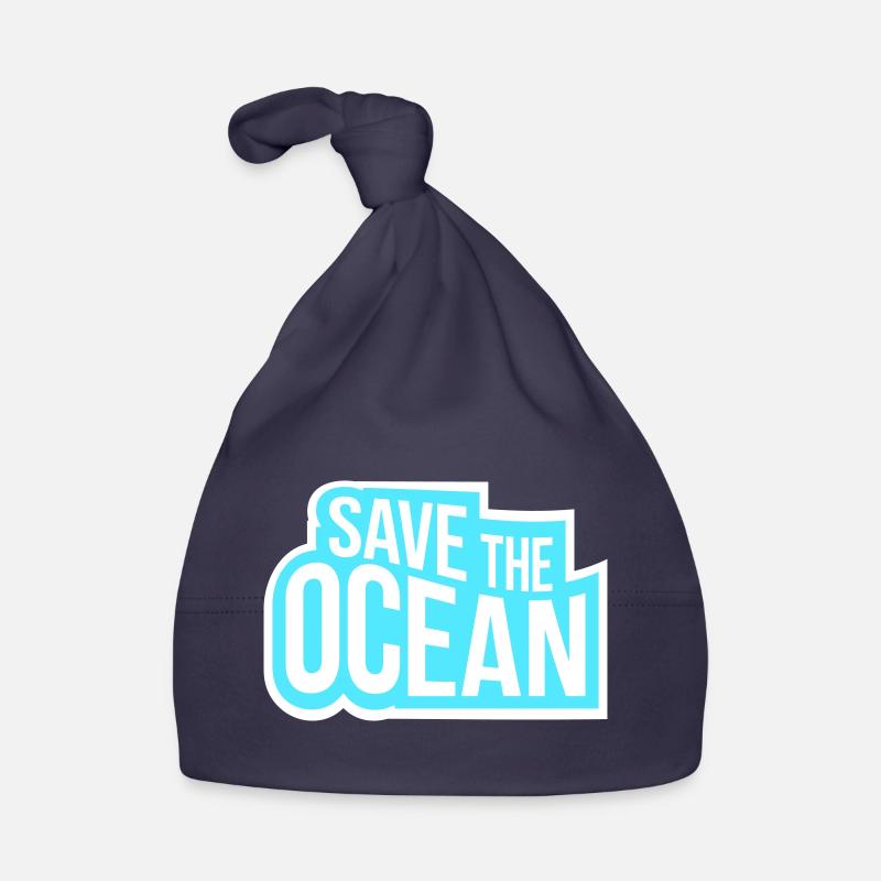 Save The Ocean Ocean Activism Environment Statement Organic Baby Cap