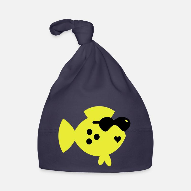 Blindfisch / blind fish (2c) Baby Bio-Mütze