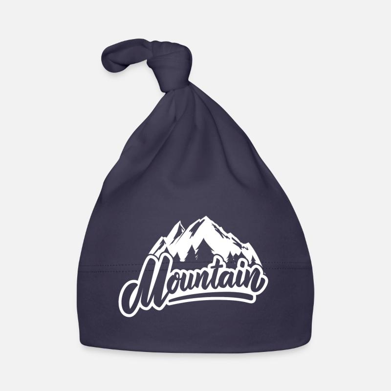 skiing, skiing, skiing Organic Baby Cap