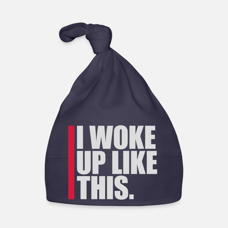 woke up like this Organic Baby Cap