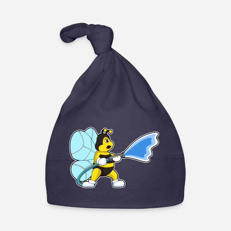 Bee Firefighter Fire Hose Fire Brigade Organic Baby Cap
