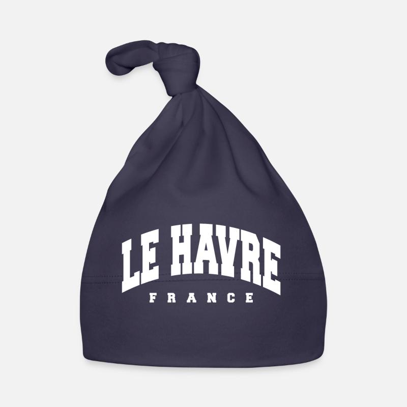 Le Havre - Bonnet bio Bébé - marine