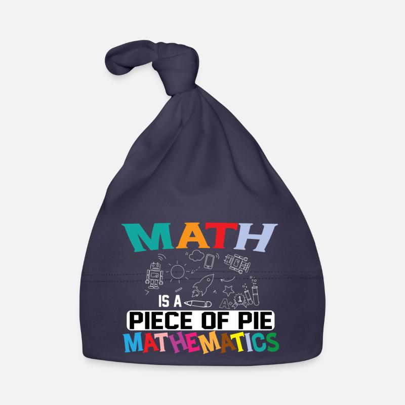 Math est un morceau de Pi Mathmatics, Pi-Day Mathefan Bonnet bio Bébé