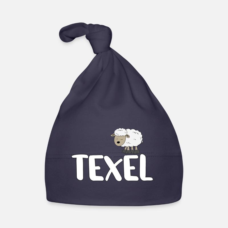Texel de mouton (version colorée) Bonnet bio Bébé