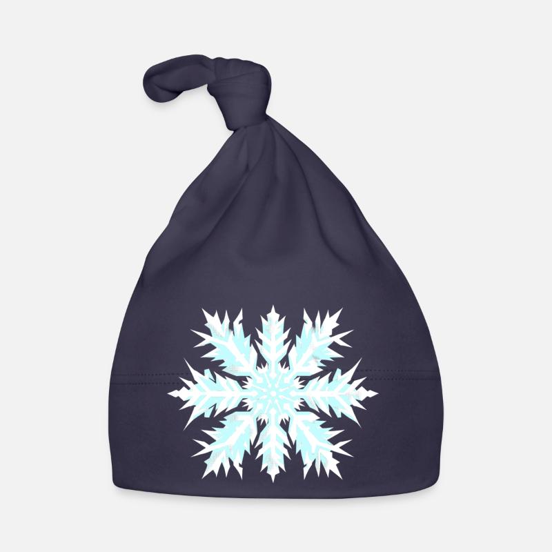 Jupe blanche flocon de neige Noël Bonnet bio Bébé