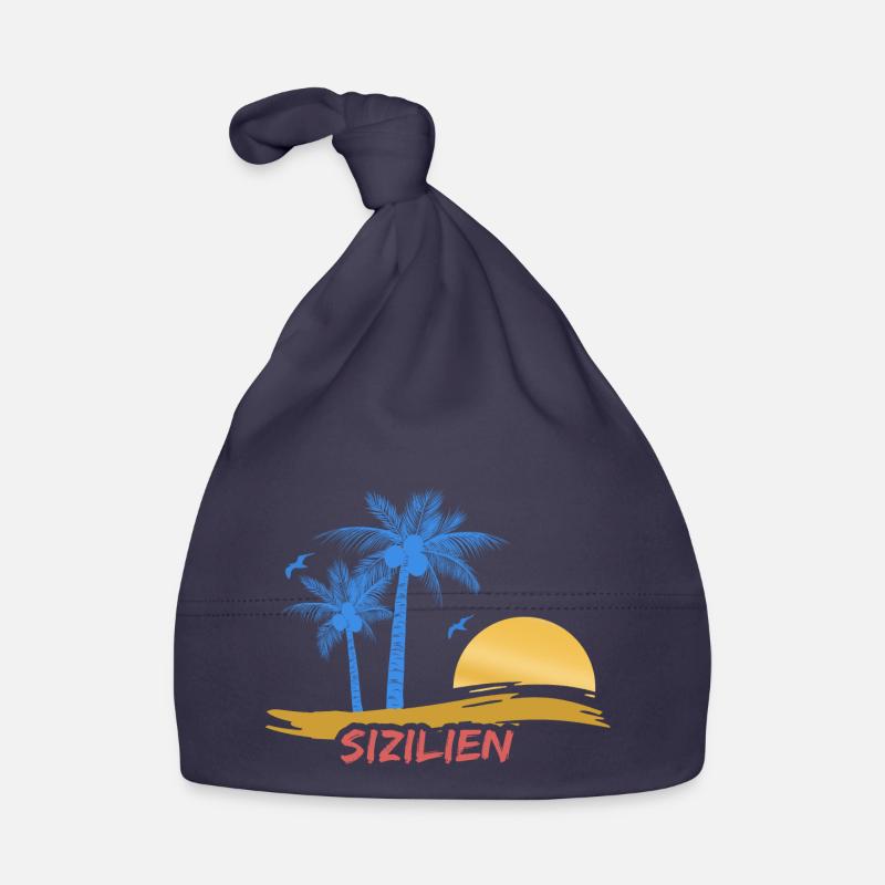 Plage Sicile Bonnet bio Bébé