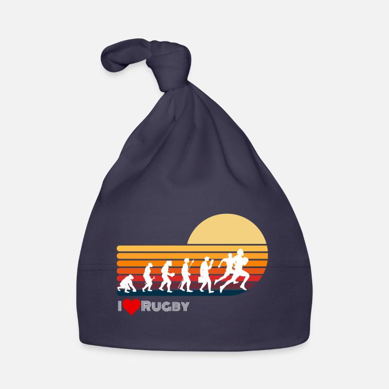 Rugby Retro Evolution Sunset Organic Baby Cap