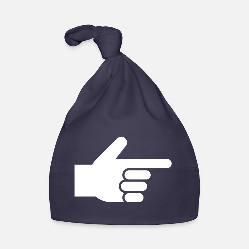 Hand, index finger, pointer Organic Baby Cap