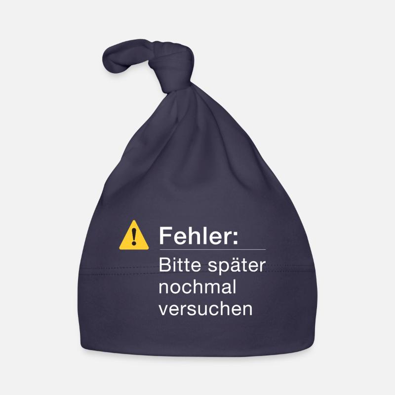 Fehler: Bitte noch einmal versuchen Informatik - Baby Bio-Mütze - Navy