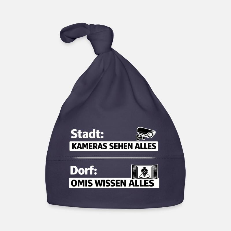 Dorf vs Stadt: Omas sehen alles Baby Bio-Mütze