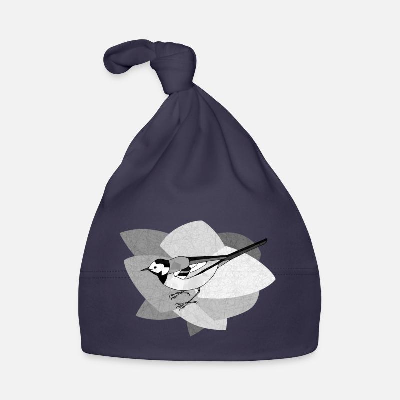 Wagtail bird Organic Baby Cap