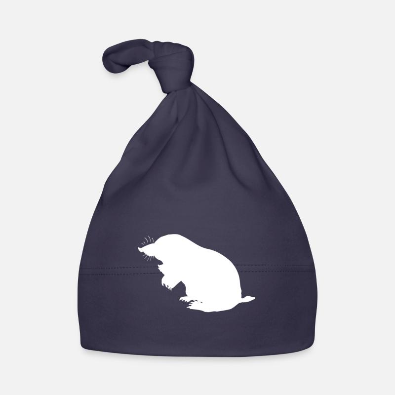 Mole Nature Retro Logo Organic Baby Cap