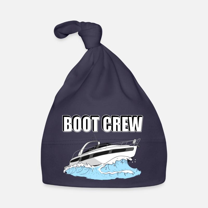 Boot Crew Motorboot Baby Bio-Mütze
