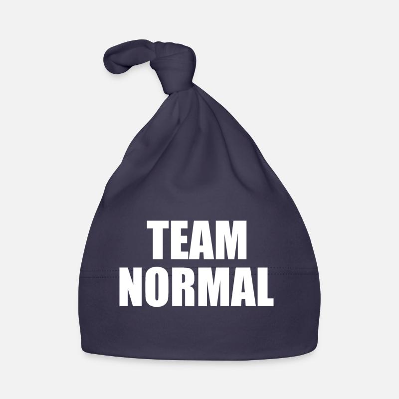 Team normal - Bonnet bio Bébé - marine