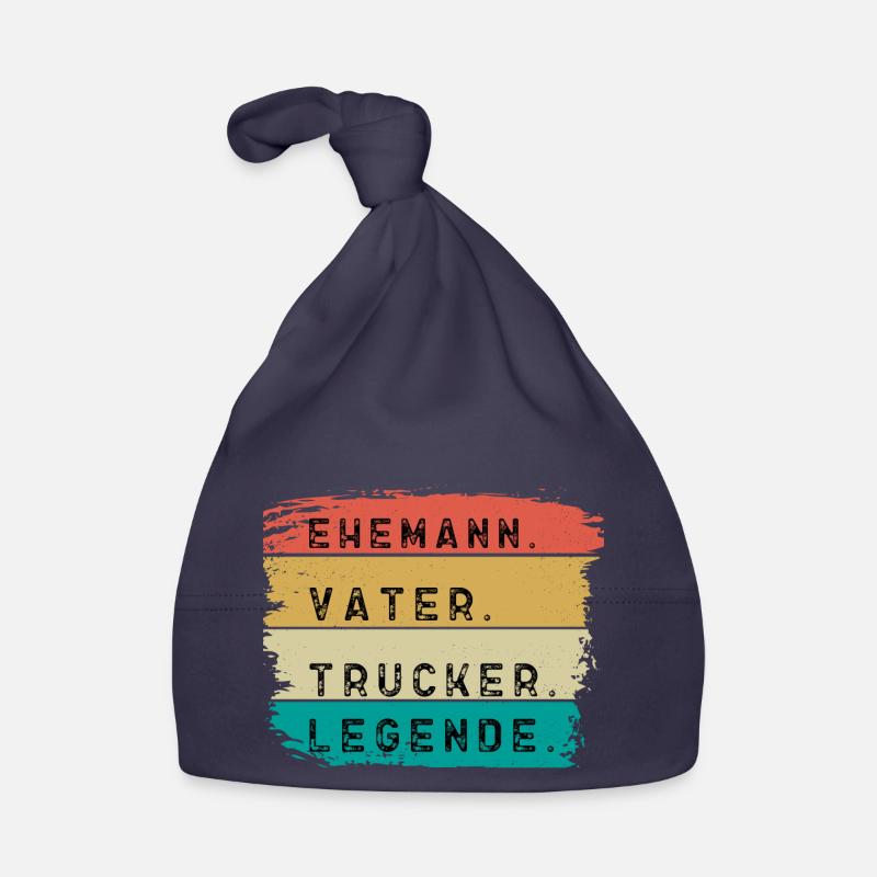 Ehemann Vater Trucker Legende Baby Bio-Mütze