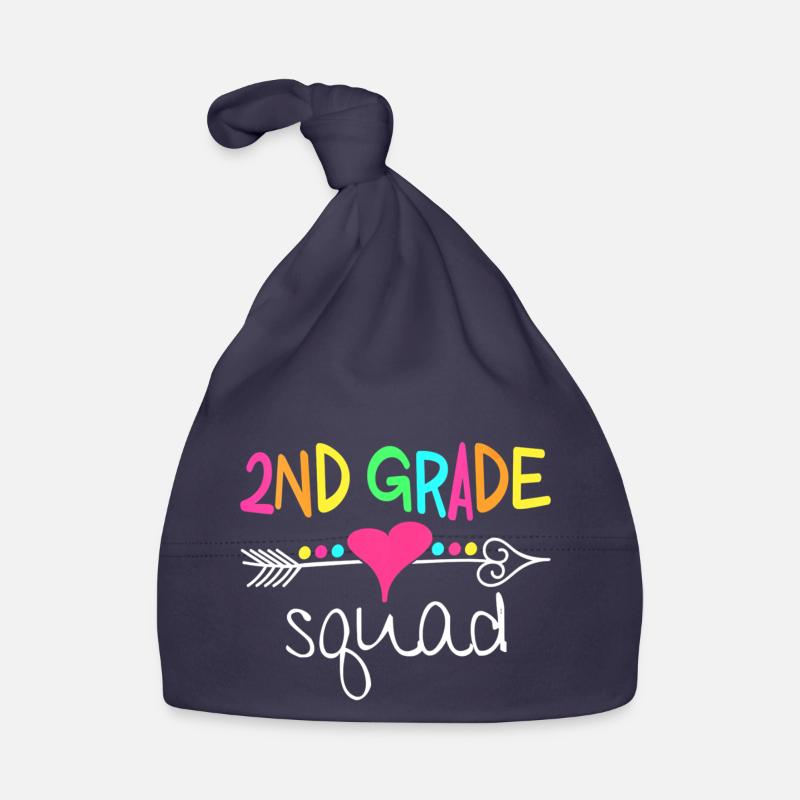 2Nd Grade Squad Second Teacher Student Team Back T Bonnet bio Bébé