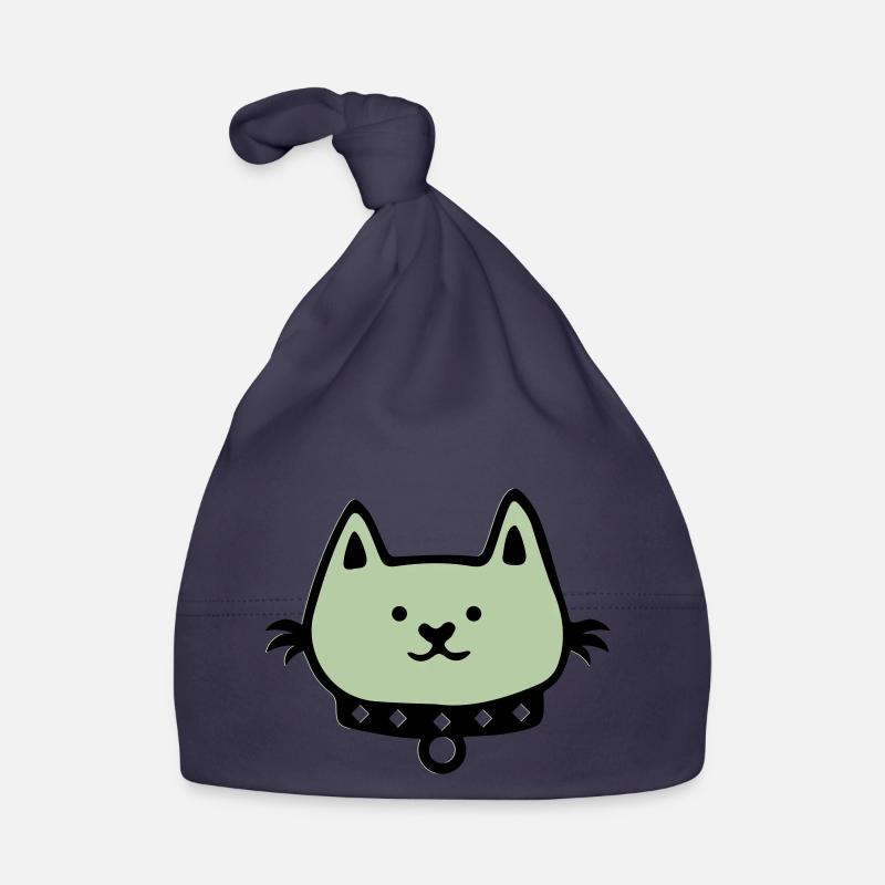 Cat Comic Organic Baby Cap