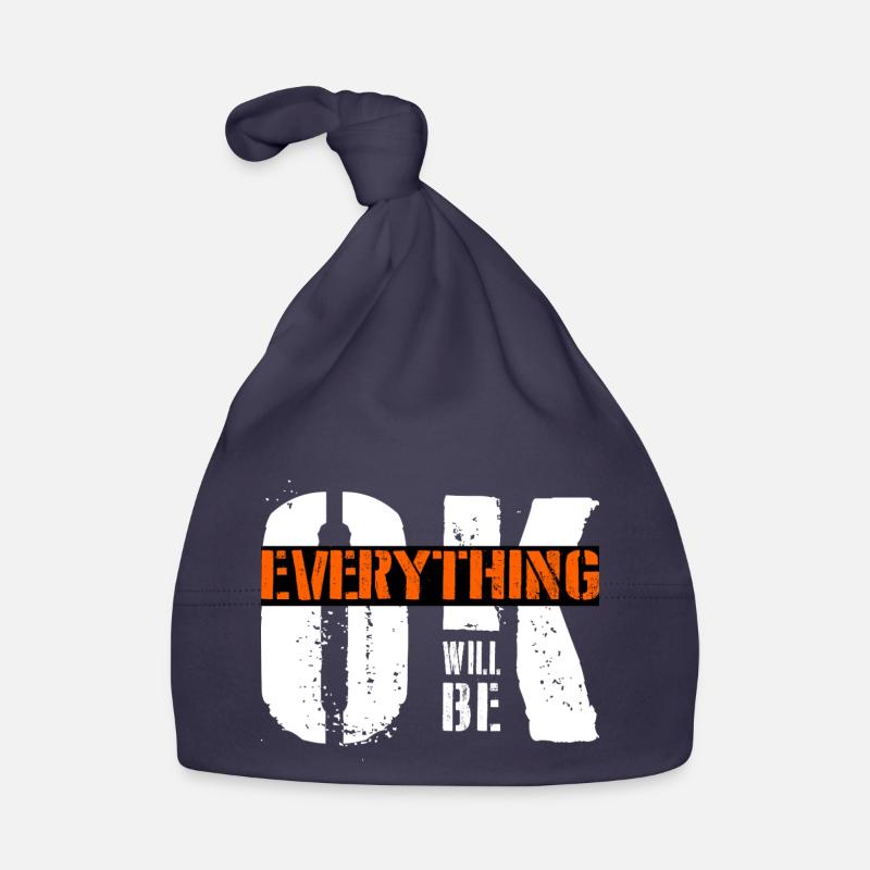 everything will be ok Baby Bio-Mütze
