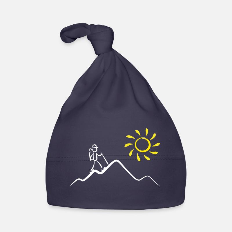 Bergwanderer in der Sonne Baby Bio-Mütze