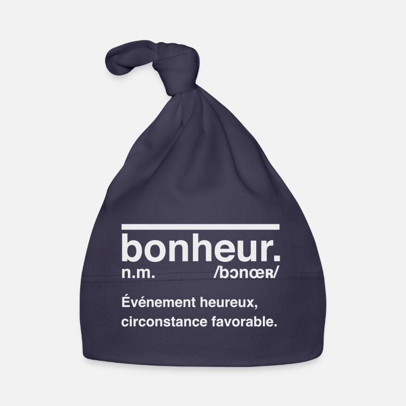 Happiness Dictionary Style Definition Organic Baby Cap