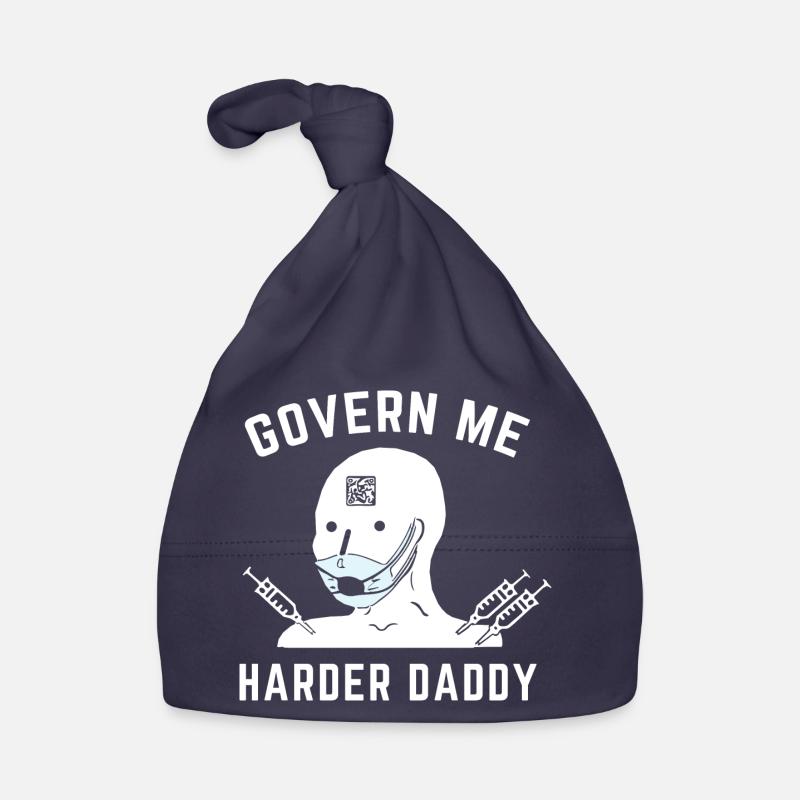 BEHERRSCHE MICH HÄRTER DADDY - Baby Bio-Mütze - Navy