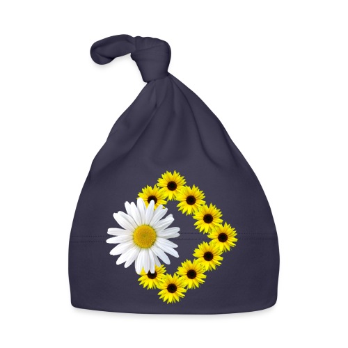 Sonnenblumen mit Margeriten Blüte Blumenmuster - Baby Mütze