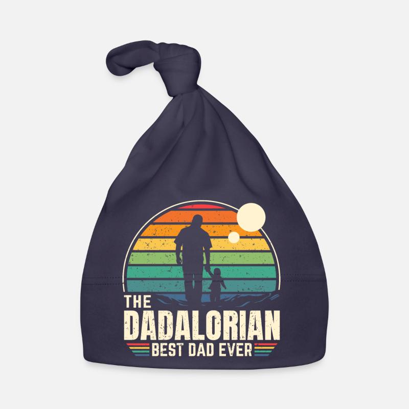 Sunset - The Dadalorian Command - Bester Vater - Baby Bio-Mütze - Navy