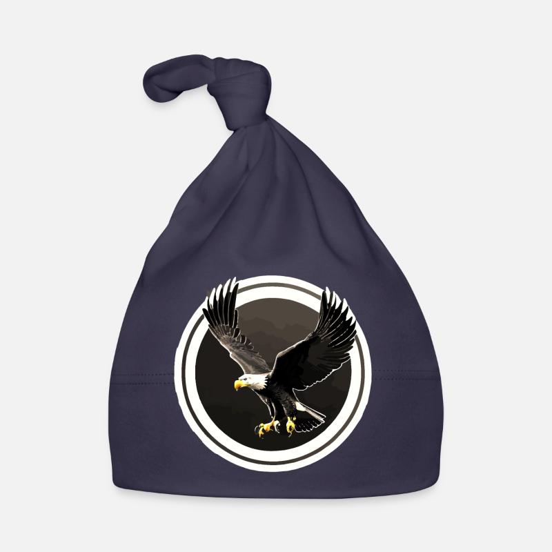 Logo Eagle en rond Bonnet bio Bébé