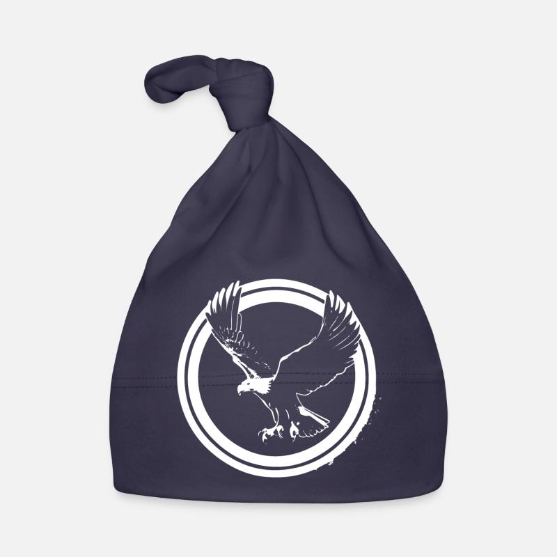 Logo Eagle en rond Bonnet bio Bébé