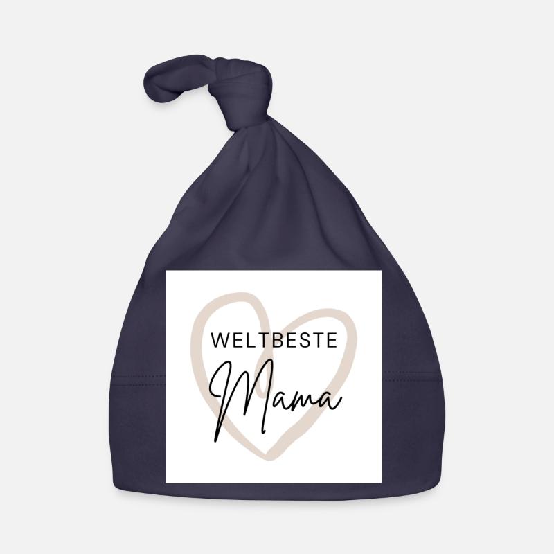 Weltbeste Mama Baby Bio-Mütze