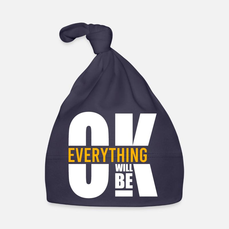 Alles wird gut Motivation Baby Bio-Mütze