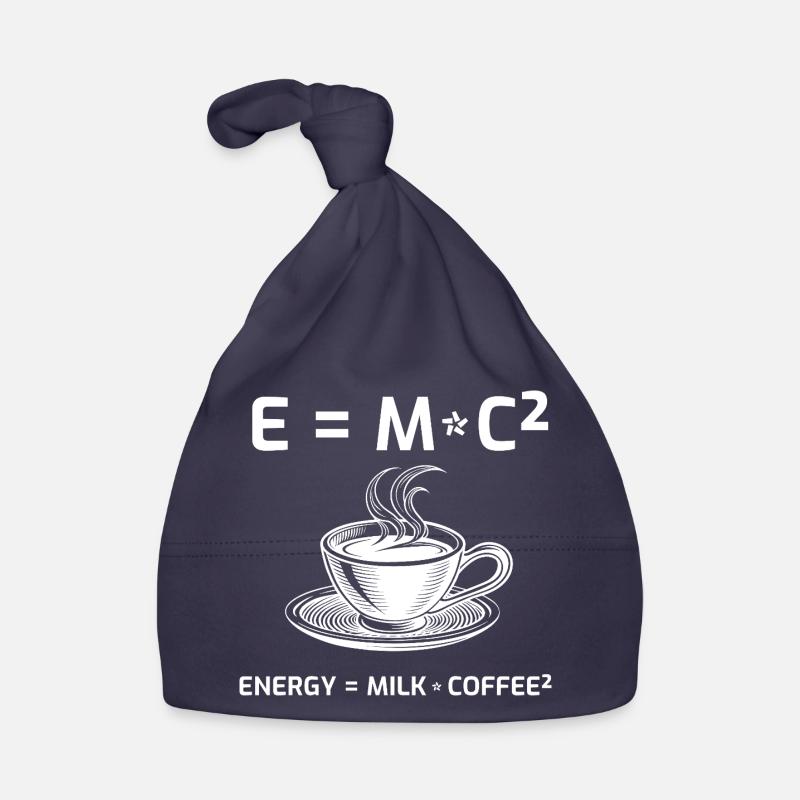 Coffee Drinker Coffee Formula E=MC2 Organic Baby Cap