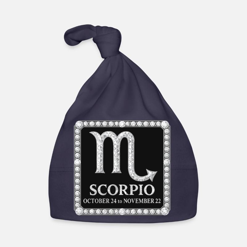 Zodiac sign Scorpio Organic Baby Cap