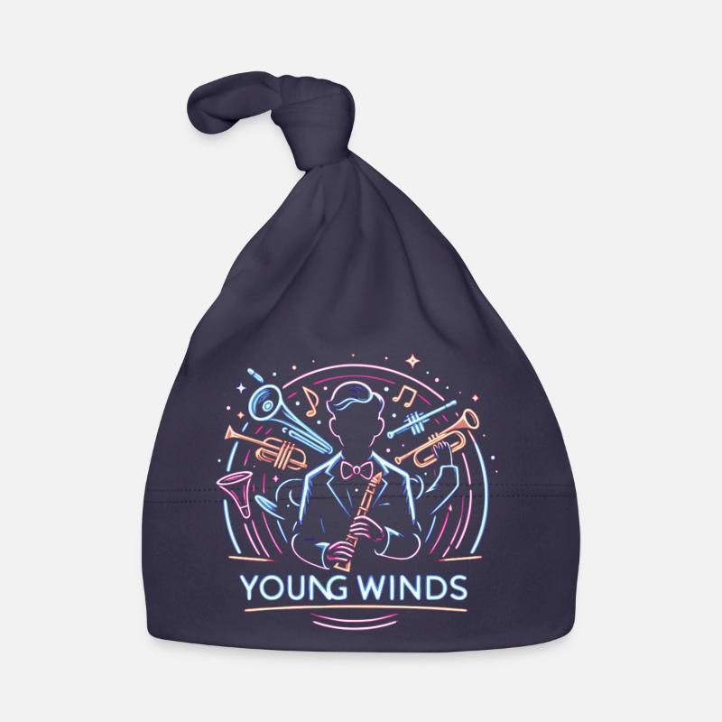 Neon Jazz Young Winds Organic Baby Cap