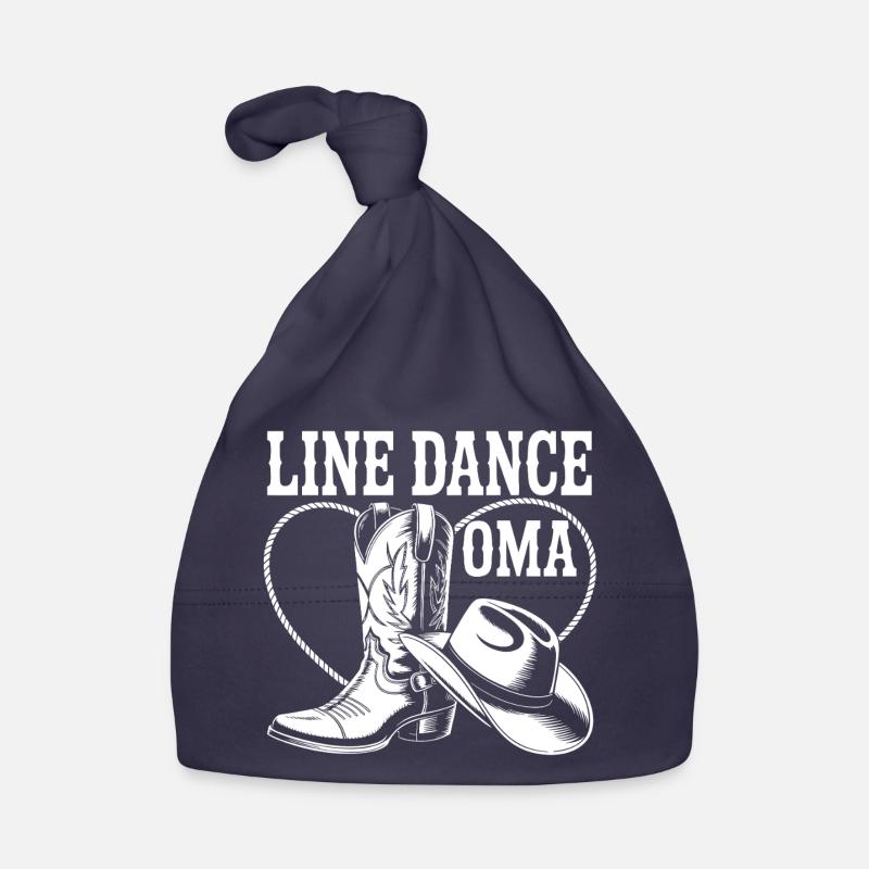 Line Dance Granny Boots Organic Baby Cap
