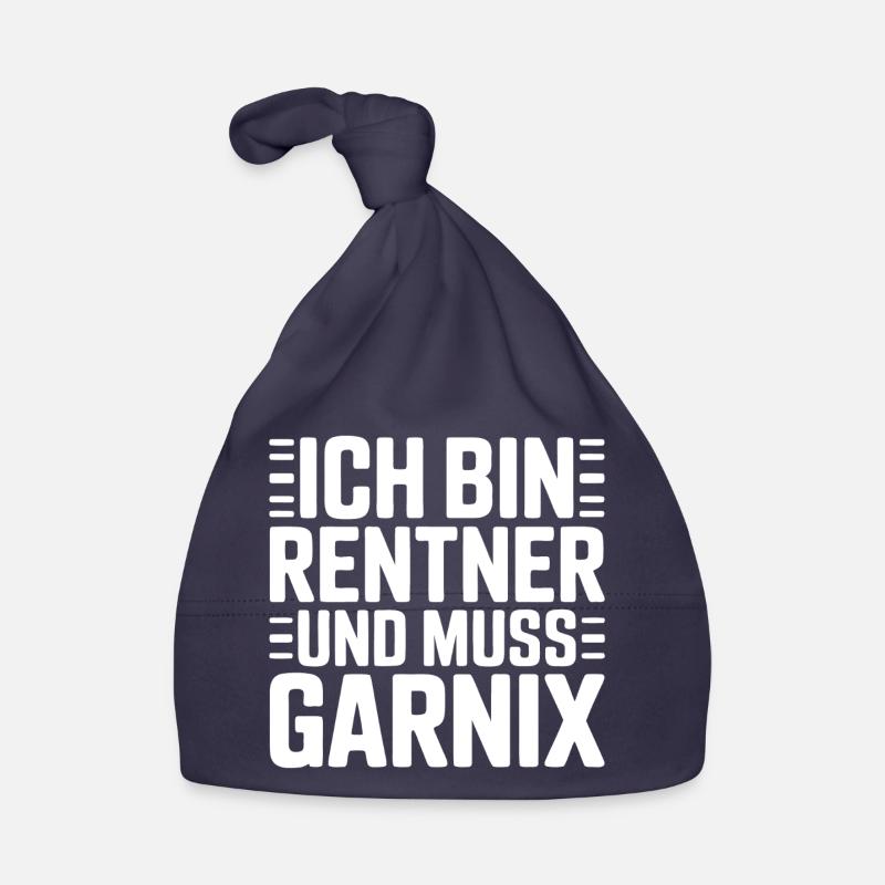 Ich bin Rentner – Muss gar nix Baby Bio-Mütze