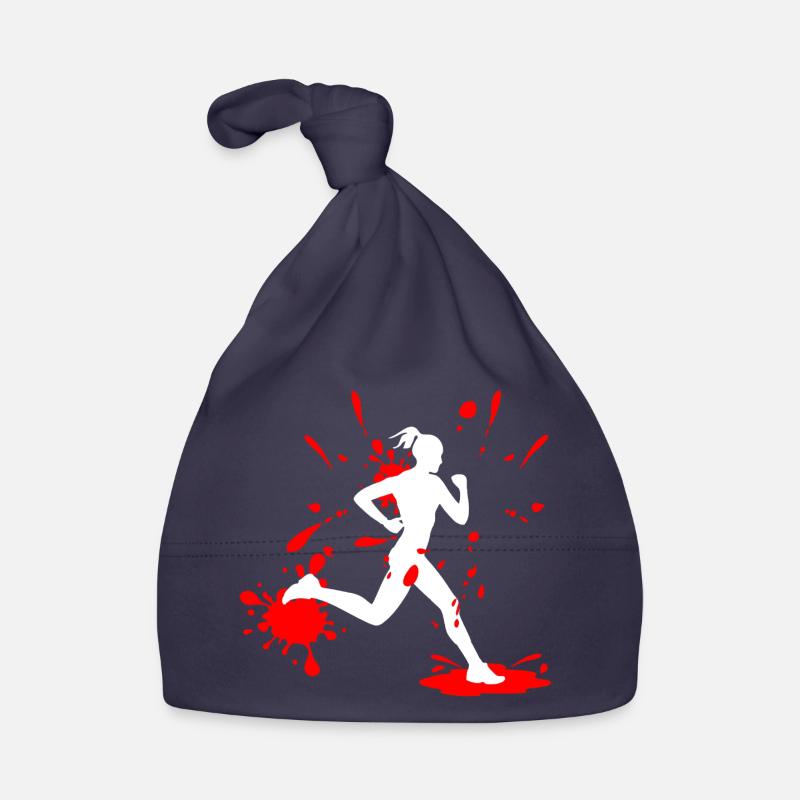 Mud Run Woman – Custom Splash Runner Organic Baby Cap